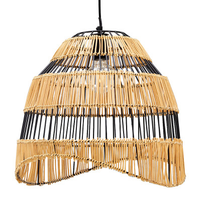Люстра с плетеным абажуром Narayan Wicker Chandelier