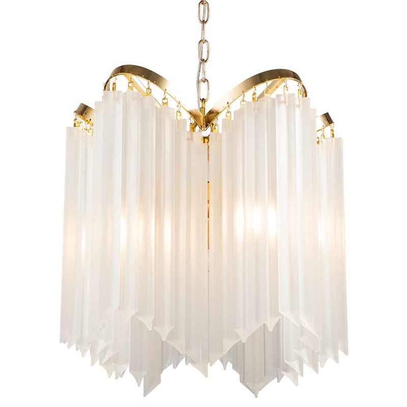 Люстра с подвесками из стеклянных пластин Chrysaora