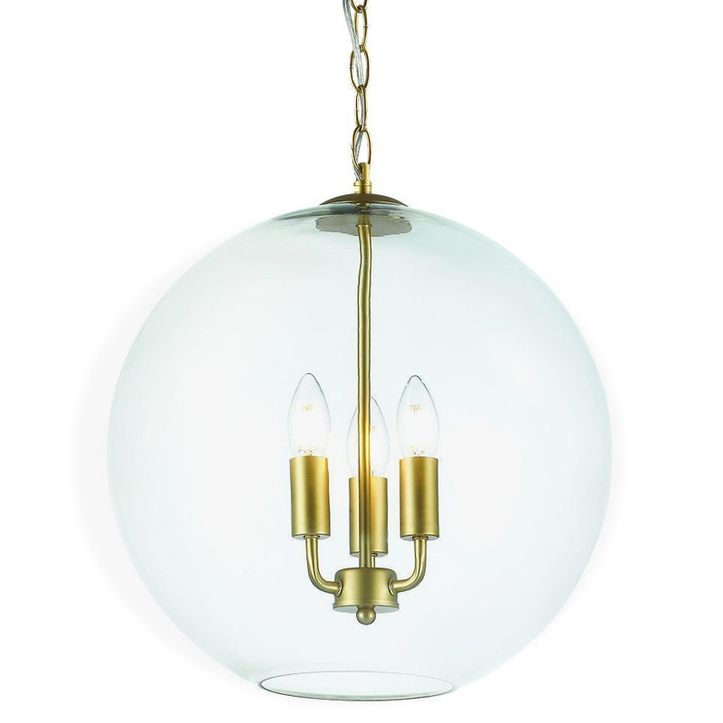 Люстра с прозрачным плафоном CONOR GLOBE