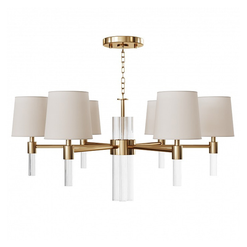 Люстра с тканевыми абажурами Wheeltube