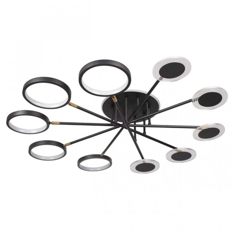Люстра светодиодная BENDIK LIGHTING Black 10 плафонов