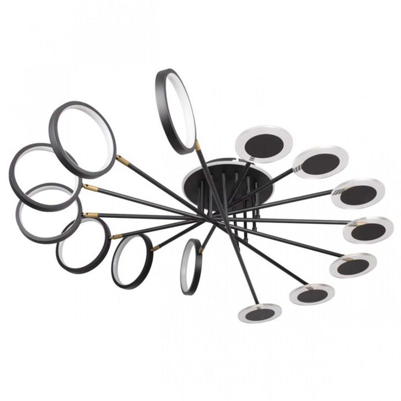 Люстра светодиодная BENDIK LIGHTING Black 14 плафонов