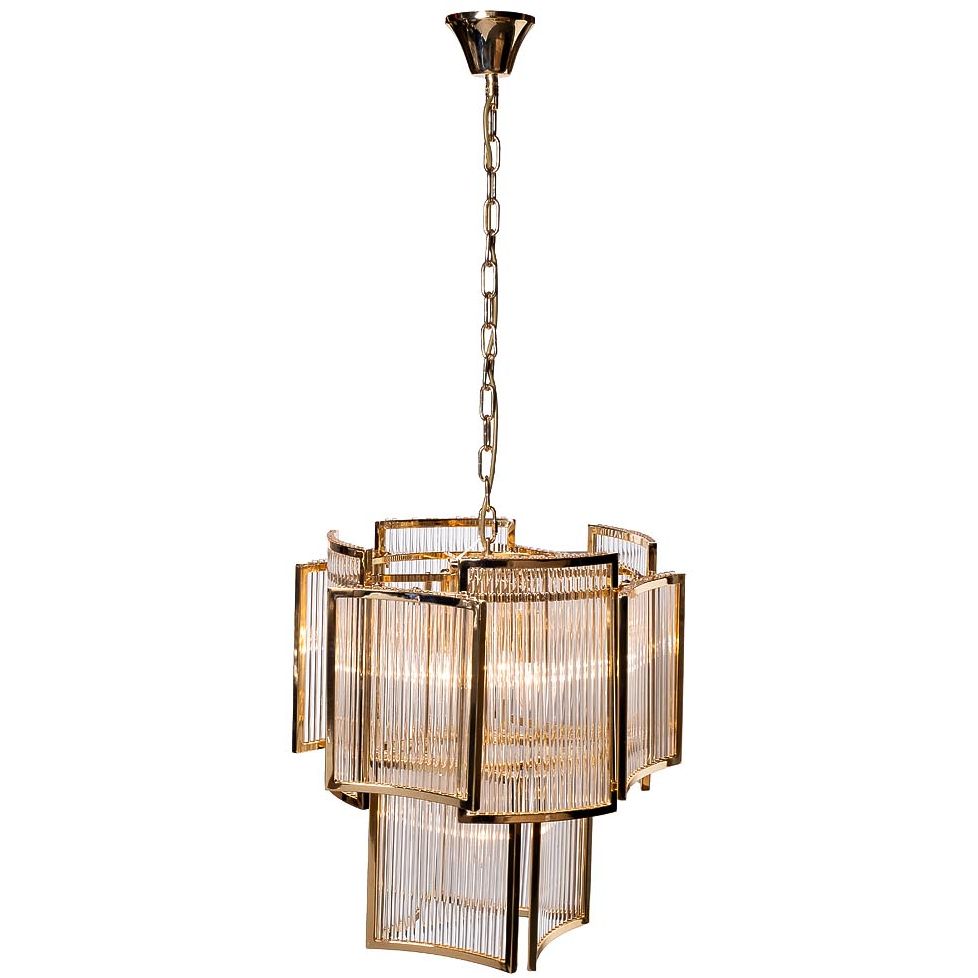 Люстра стеклянная Layering of glass