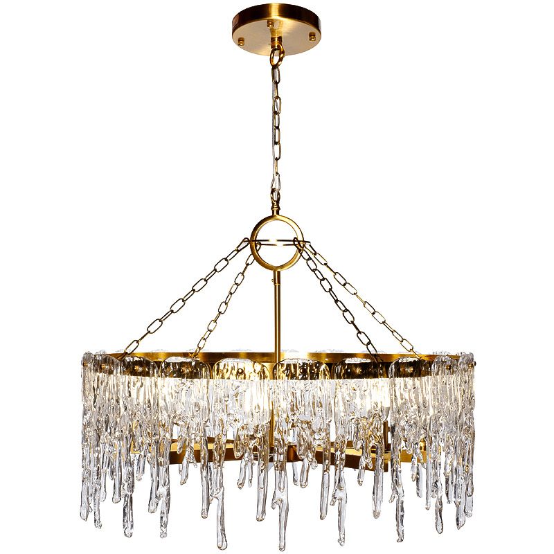 Люстра стеклянная Moon 80 см