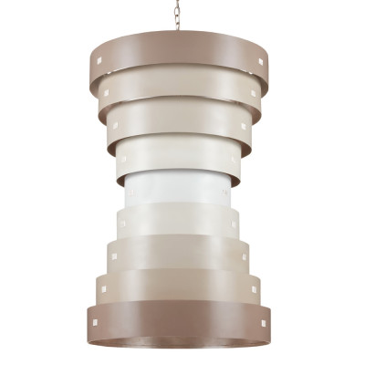 Люстра фигурная из 9-ти широких колец Alternating Rings