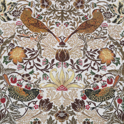 Мебельная ткань Гобелен William Morris кофейный цвет N 1114