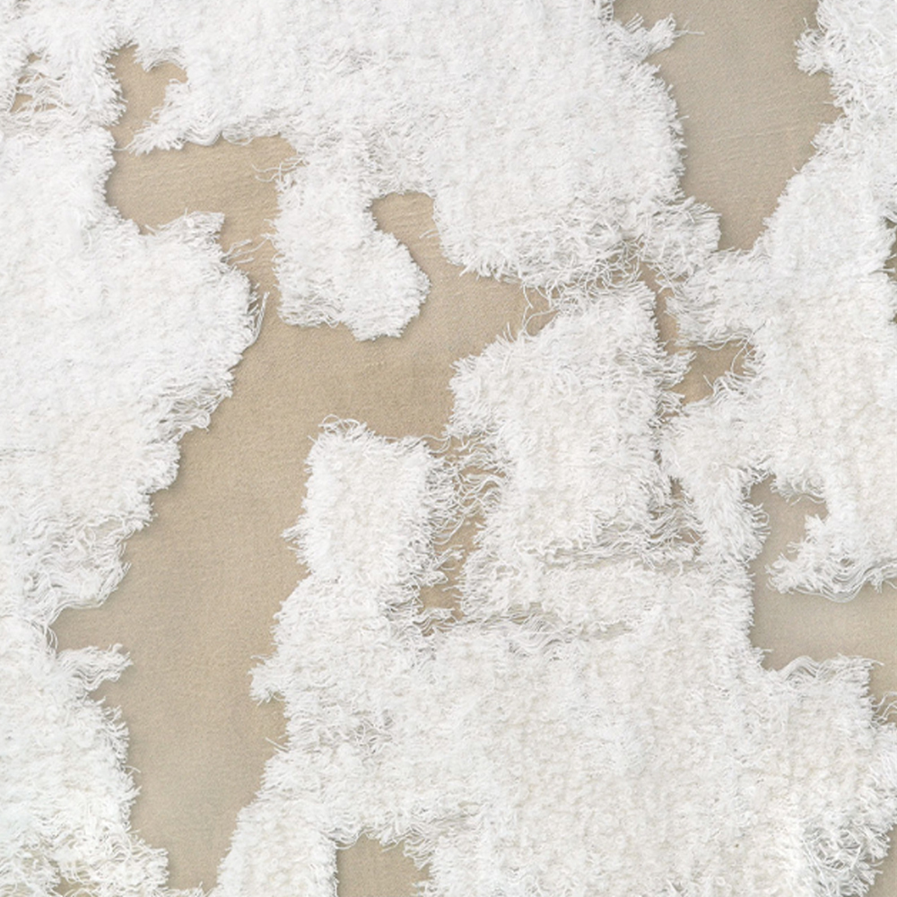 Мебельная ткань Clouds Жакард бело-бежевый цвет N 1035