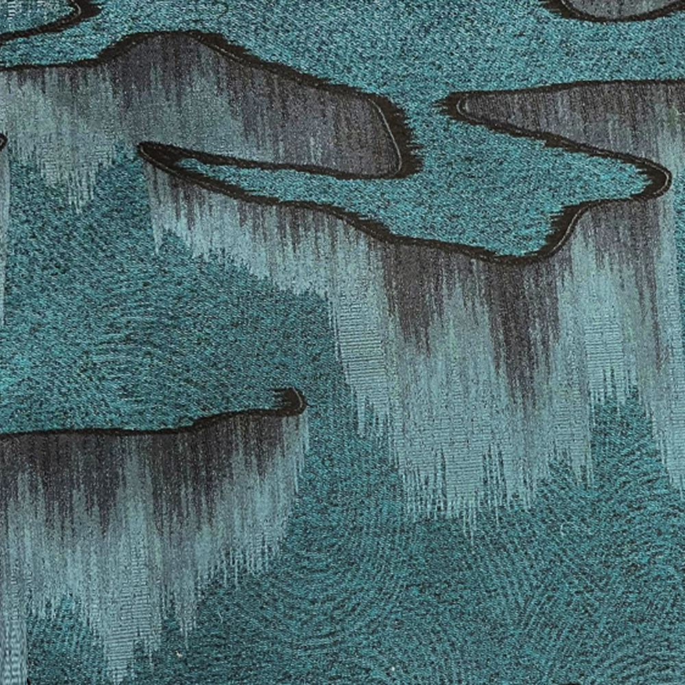 Мебельная ткань Жаккард бирюзовый цвет 280 см T2-138