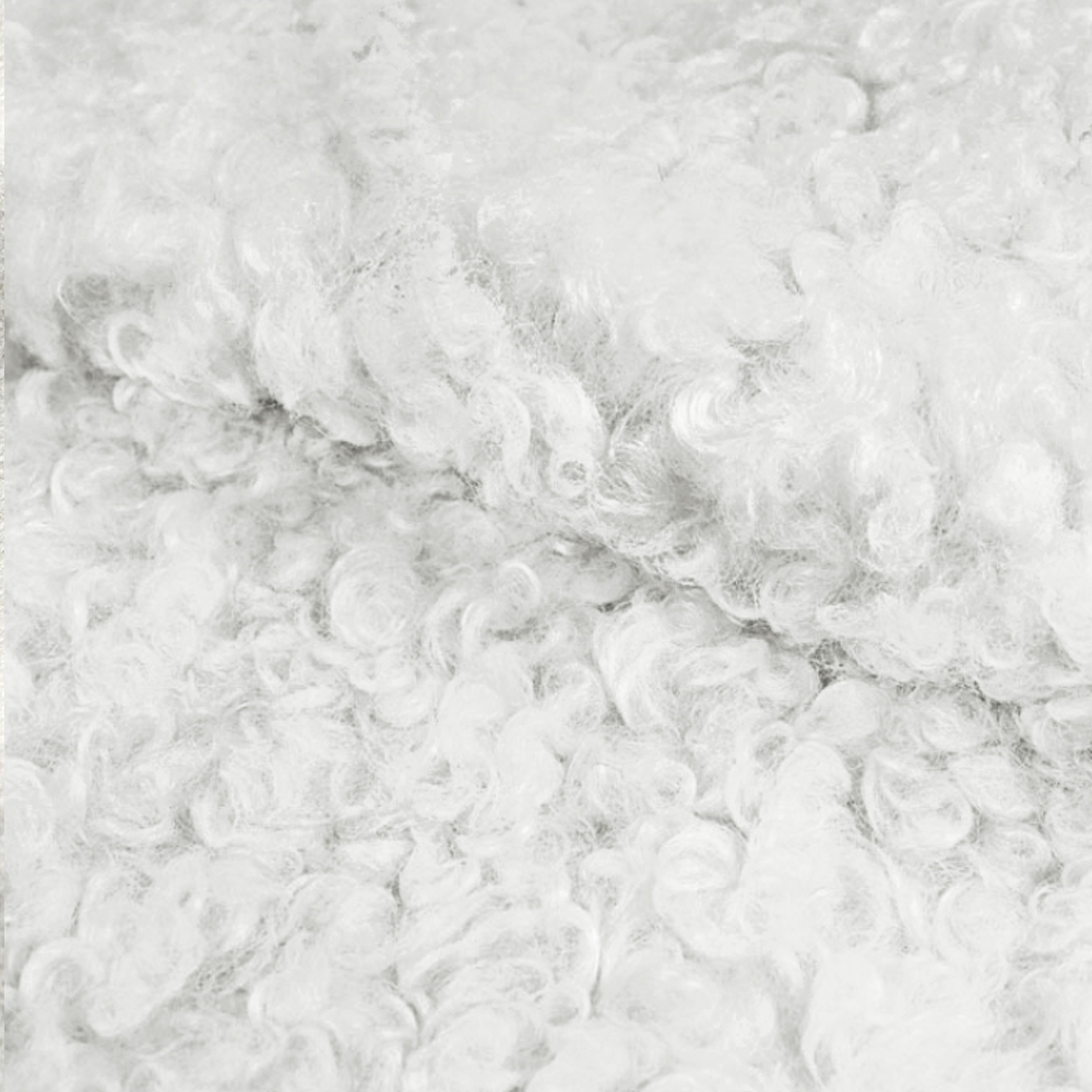 Мебельная ткань Искусственный мех белый 140 см N 1010