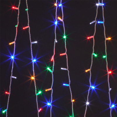 Мерцающая Цветная Гирлянда для улицы