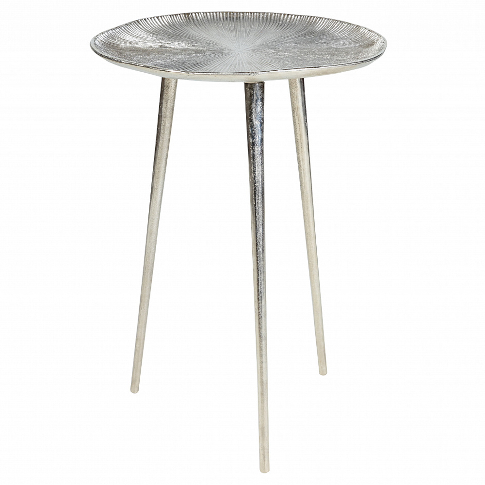 Металлический кофейный столик Waterlily Silver