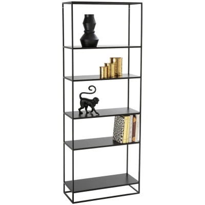 Металлический стеллаж Menzie Black Wide Metal Rack