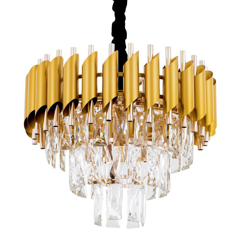 Многоярусная люстра Empire Crystal Gold&Silver