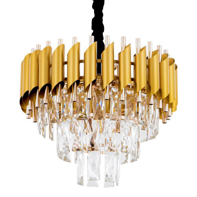 Многоярусная люстра Empire Crystal Gold&Silver
