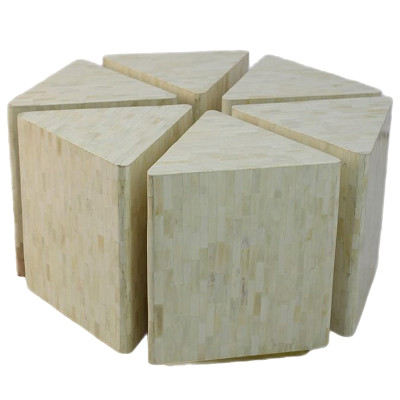 Модульный Кофейный Стол инкрустированный Костью BONE INLAY Coffee Table