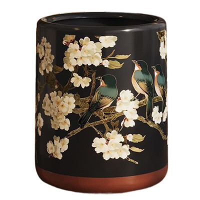 Мусорное ведро в китайском стиле Flower Trash Can