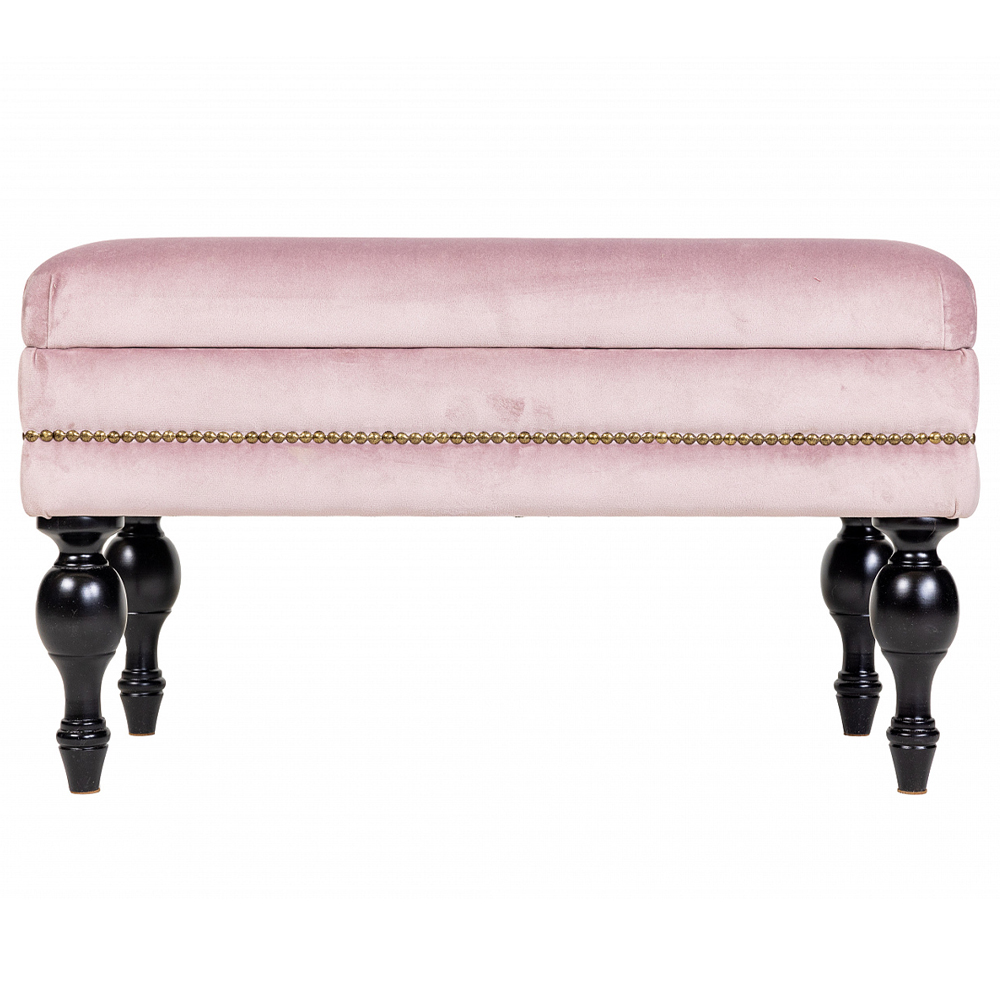 Мягкая банкетка с зоной для хранения Casket Dusty Rose