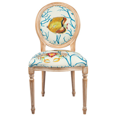 Мягкий стул Seabed Print 4