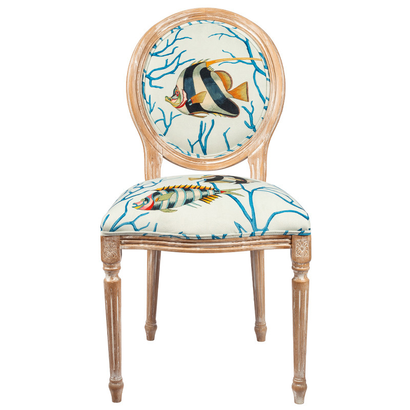 Мягкий стул Seabed Print 8