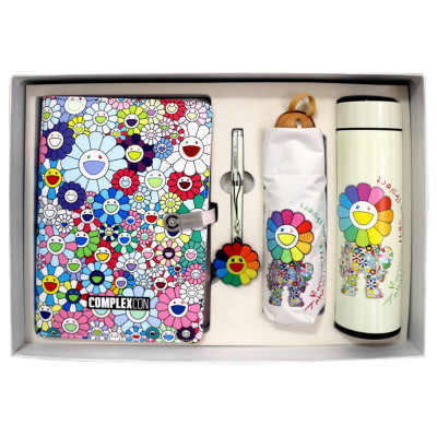 Набор TAKASHI MURAKAMI Зонт раскладной, блокнот, термос и ручка