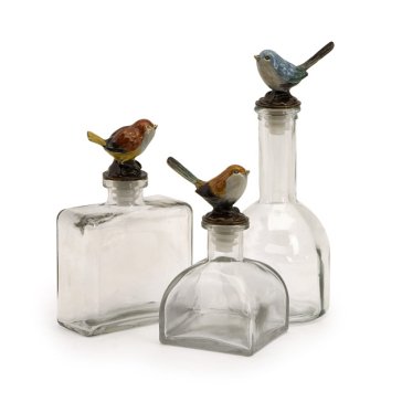 Набор ваз с крышками Glass Bird