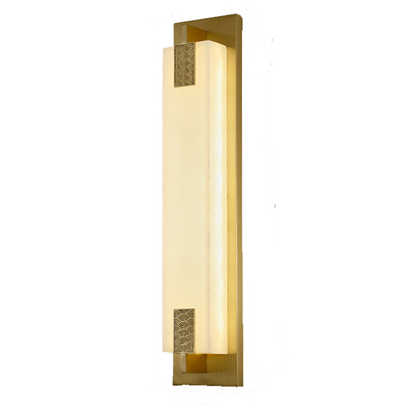 Накладной Настенный светильник Арт-Деко натуральный мрамор Art-Deco Wall Lamp