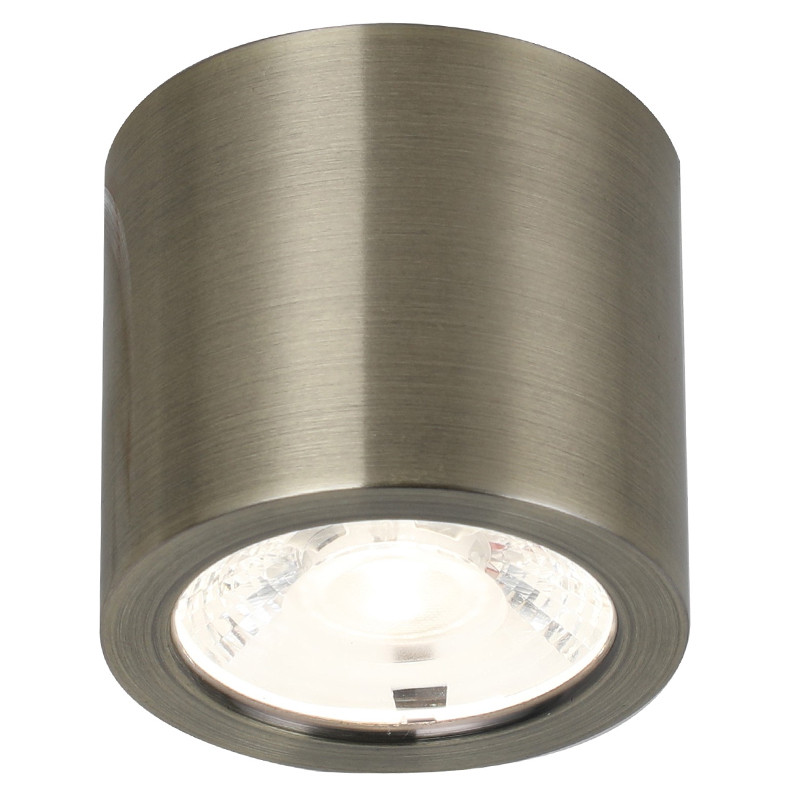 Накладной спот латунного цвета Simple Shape 6 см