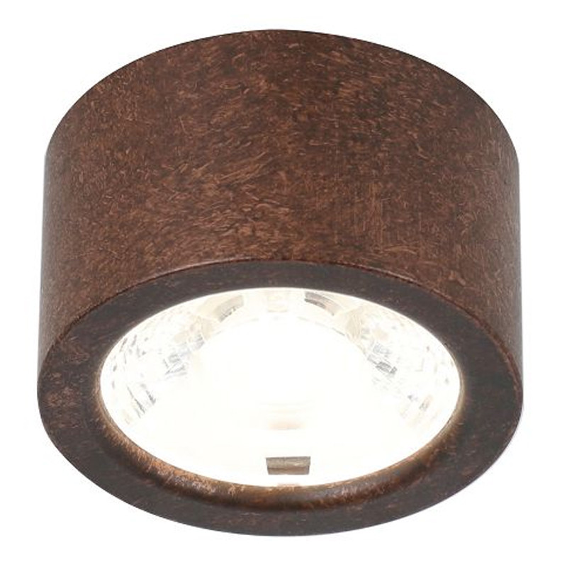 Накладной спот цвета ржавчины Simple Shape 4 см