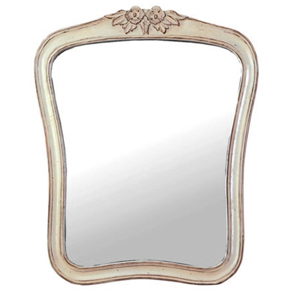 Настенное зеркало в деревянной состаренной раме Martine Wall Mirror