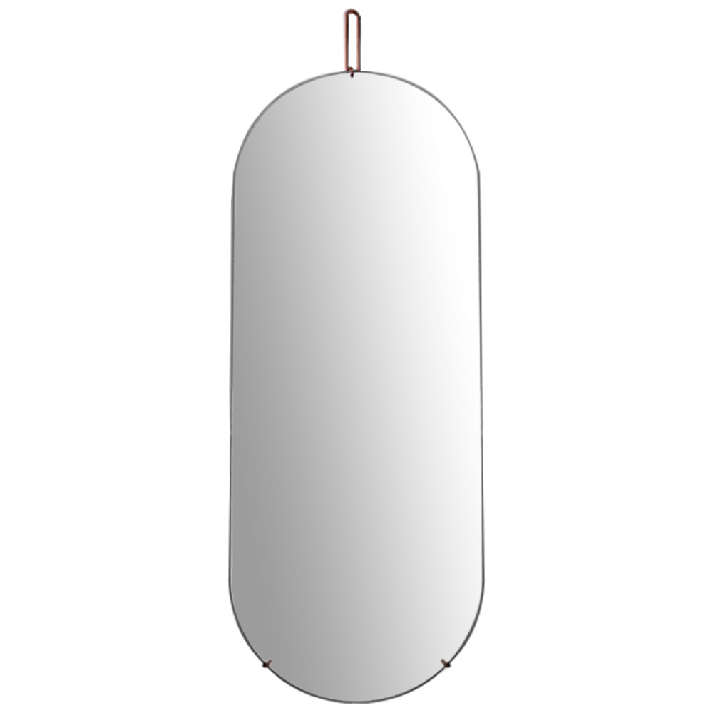 Настенное зеркало на металлическом подвесе Laier Mirror