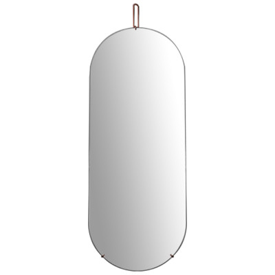 Настенное зеркало на металлическом подвесе Laier Mirror