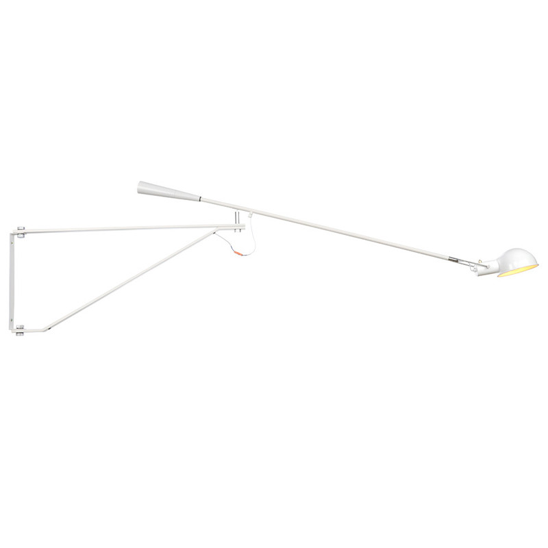 Настенный светильник FLOS Mod 265 Wall Lamp White by Paolo Rizzatto 205 см