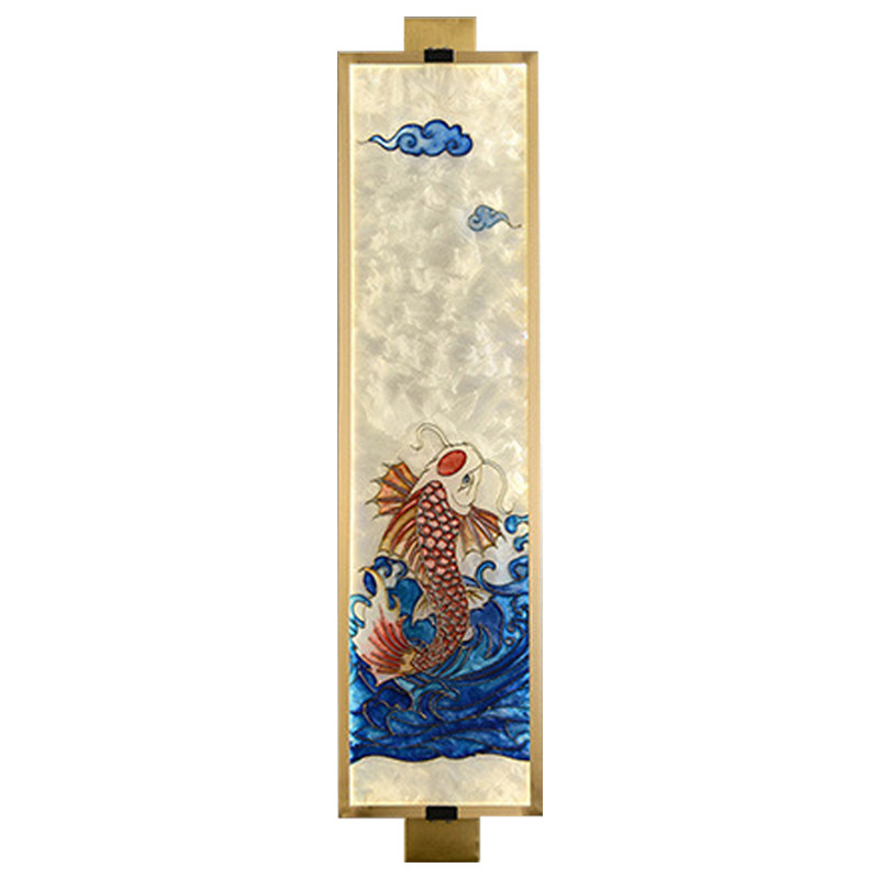 Настенный светильник Red Fish Oriental Scenes Wall Lamp