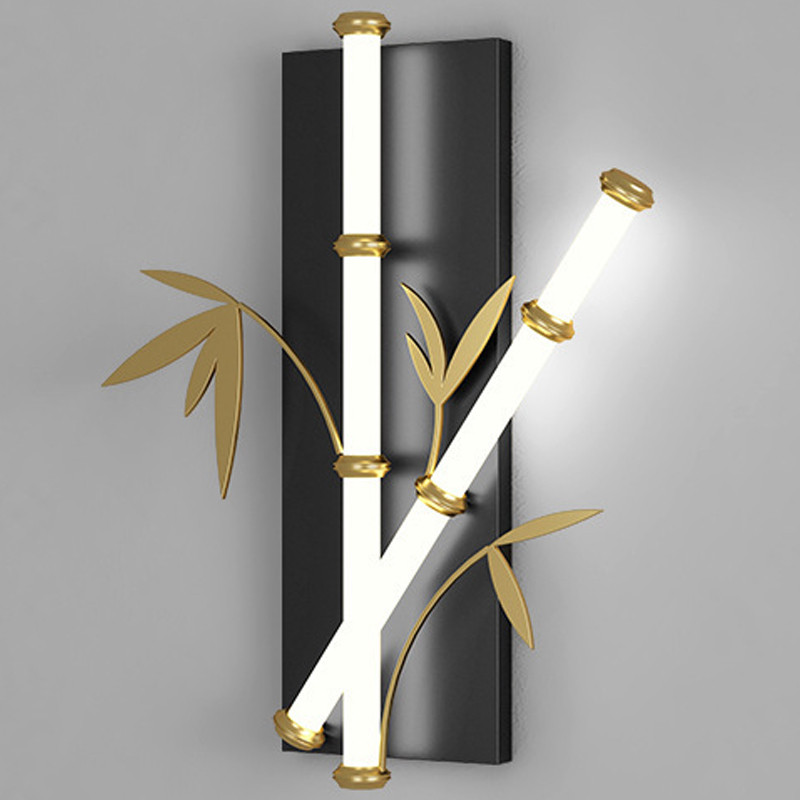 Настенный Светильник в Японском стиле Бамбук Japanese Style Bamboo Wall Lamp