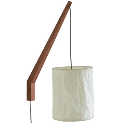 Настенный светильник из дерева и льна Ivory Linen Wall Lamp