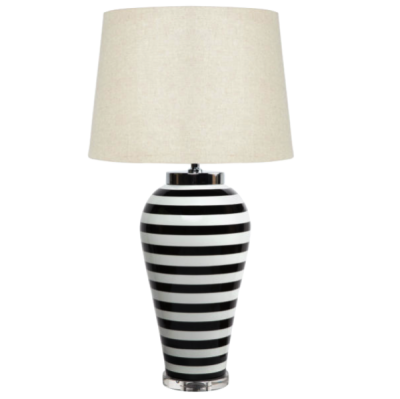 Настольная лампа Black & White Stripes