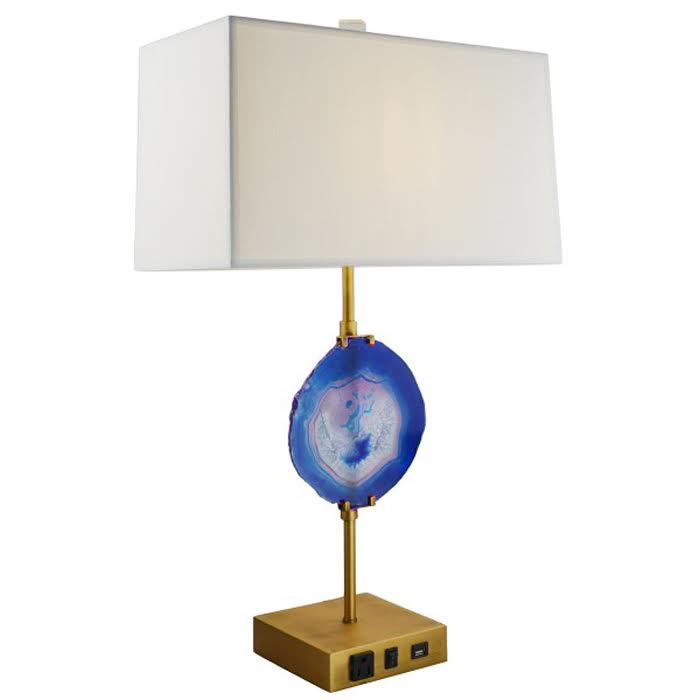 Настольная лампа Blue Agate Table Lamp