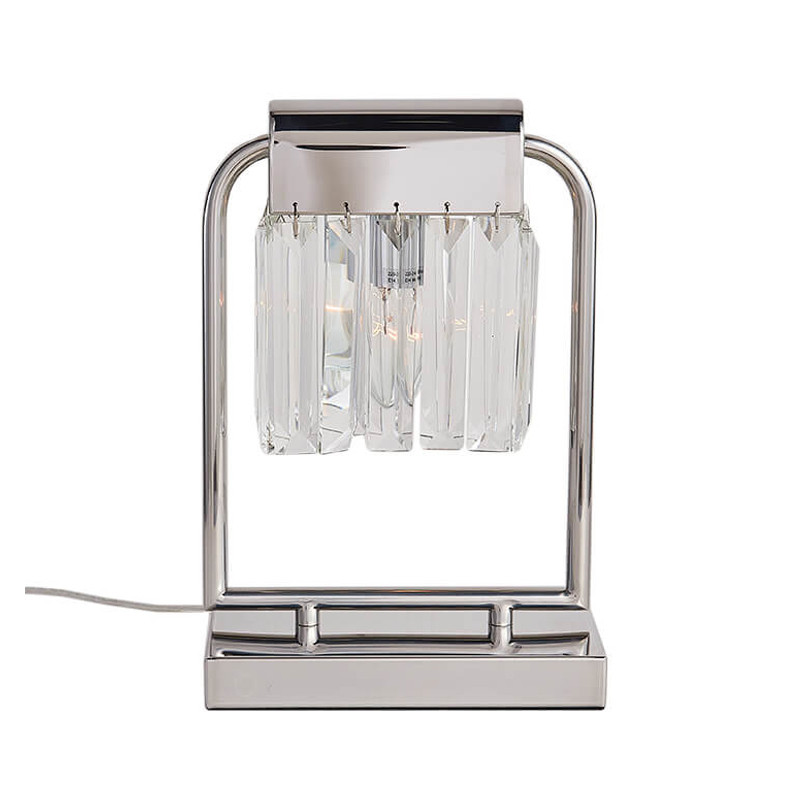 Настольная лампа Crystal Pendants chrome