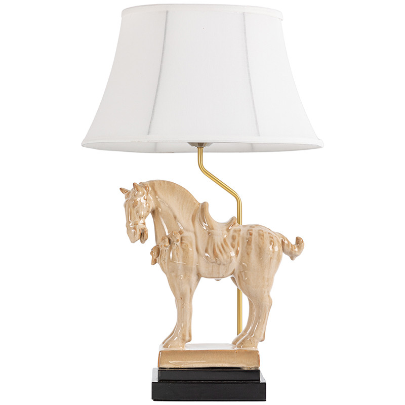 Настольная лампа Dynasty Tang Horse Sculpture Lampshade