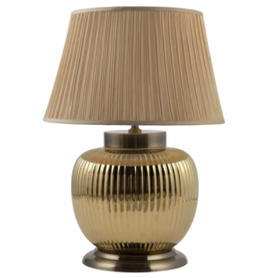 Настольная лампа Fluted Gold