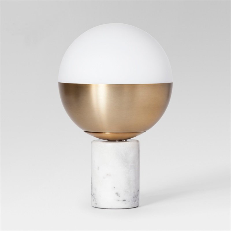 Настольная лампа Geneva Globe Marble