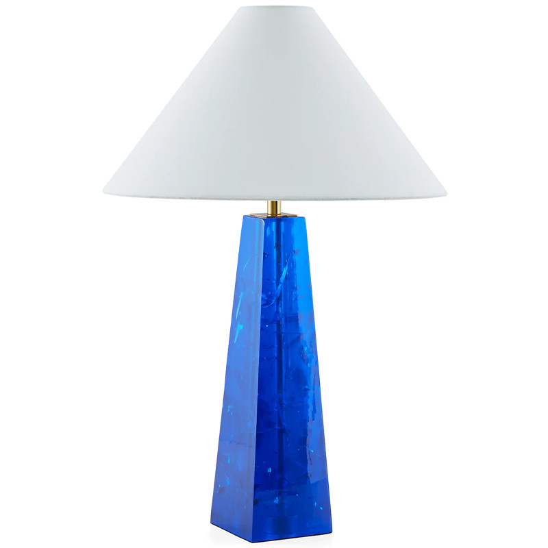 Настольная лампа Jonathan Adler Prisma Table Lamp Blue