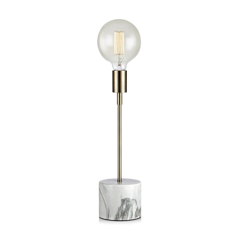 Настольная лампа Marble Top Brass Tall
