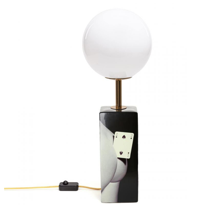 Настольная лампа Seletti Table Lamp Two of Spades