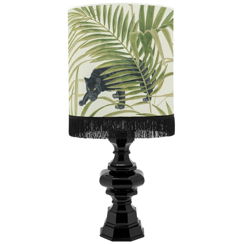 Настольная лампа Table Lamp Empire Velvet White Green