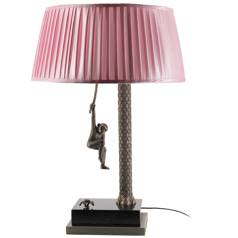 Настольная лампа Джунгли Table Lamp Jungle Pink