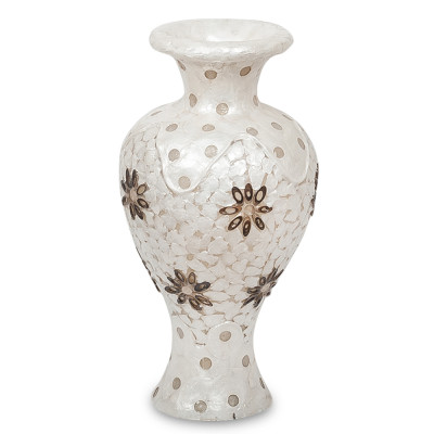 Настольная лампа из перламутра в виде вазы Indonesian Vase