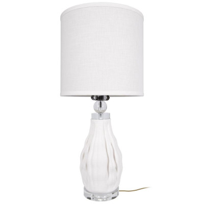 Настольная лампа керамическая бежевая Amazonia