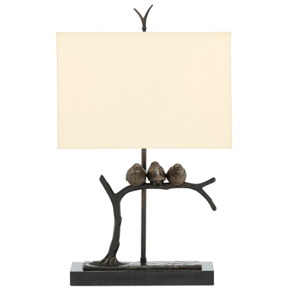 Настольная лампа Птицы на изогнутой ветке Lamp Tit