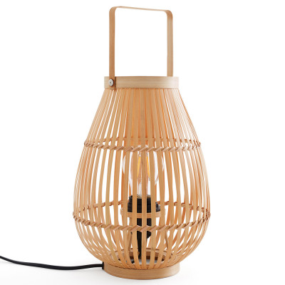 Настольная лампа ручной работы из бамбука Bamboo Grove